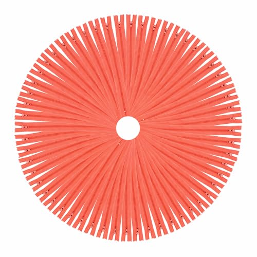Image of Mandala Crafts 85 PCs Coral Assorted Lengths Nylon Zippers for Sewing | Closed-End, Colorful, Bulk Sewing Supplies, For Tailor Clothing Fabric Leather, Washable, Indoor & Outdoor, Bags, Clothing