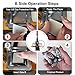 Enchantia DIY Fridge Photo Magnet Maker with 1000 Sets - Pin Maker Machine for Refrigerators and Anywhere with Iron