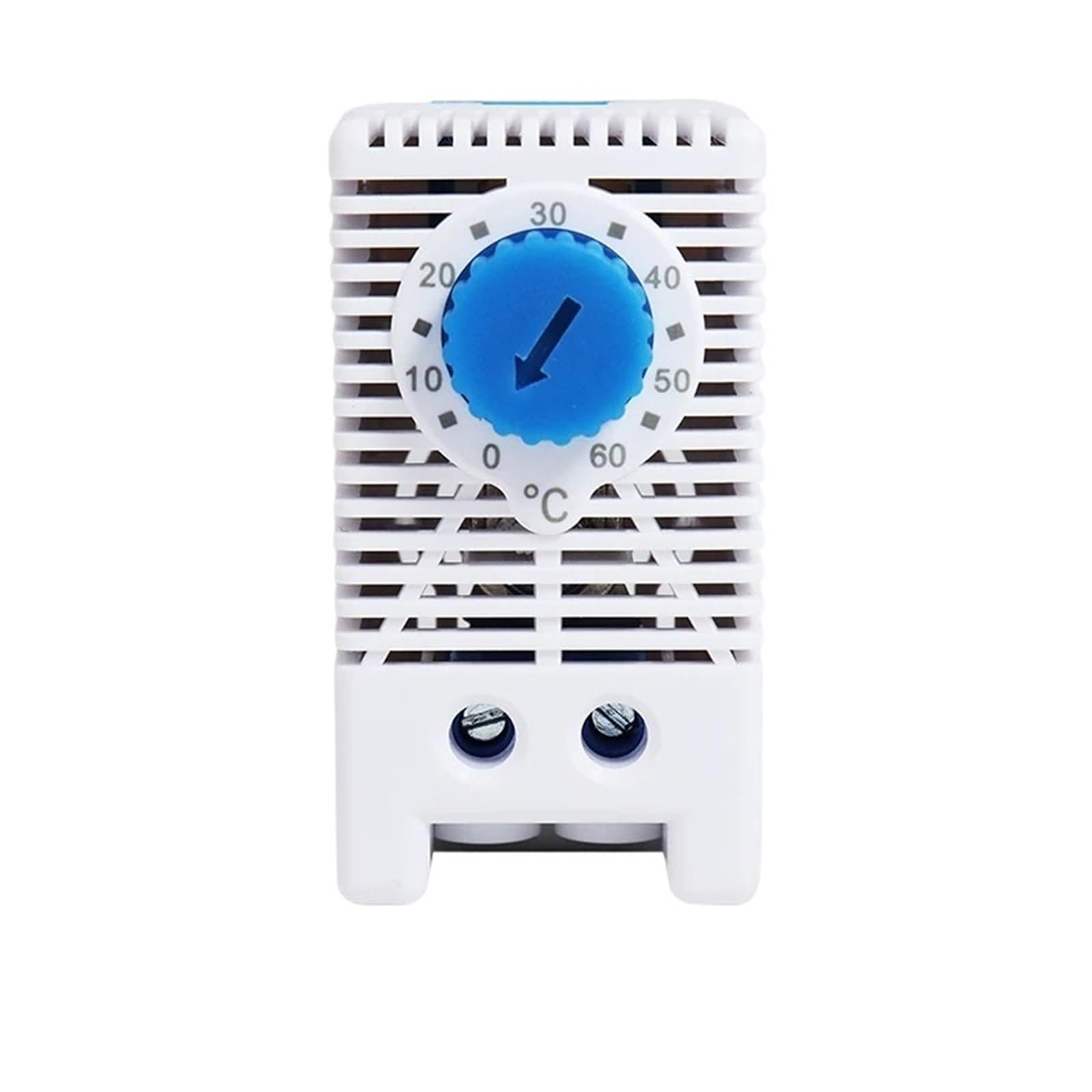 3 pezzi KTO011 KTS011 NC/NO Regolatore di temperatura for armadietto 0-60℃ Termoregolatore meccanico su guida DIN Termostato bimetallico compatto(KTS011)