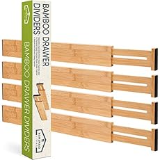 Image of Bamboo Drawer Dividers. Brand catalog list of Homemaid Living. With an score of 4.0.