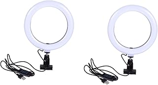 2pcs computer fill light Remote Control Fill Light Electronic Live Stream Light Live Streaming Ring Light Fill Lamp with Clip Ring Lamp Supplementary Lamp tripod 16c make up