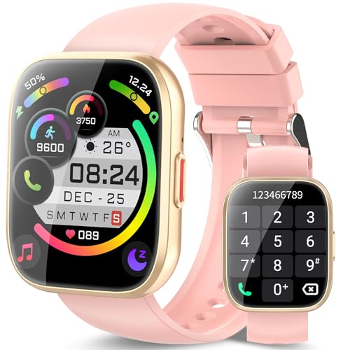 aycy Smartwatch Damen Herren, Fitnessuhr Damen mit Telefonfunktion 1.85
