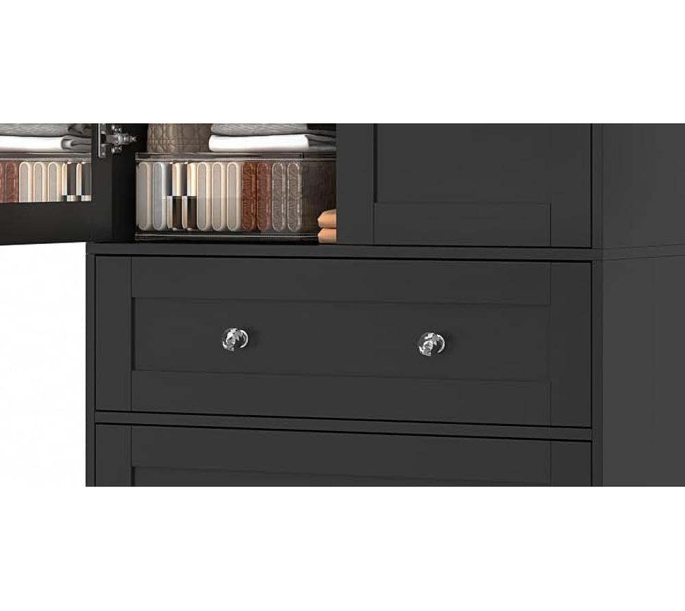 Amazon.com: VOWNER Armoire Wardrobe Closet with Drawers and Mirror, 71" Clothing Storage Cabinet with Hanging Rod, 2 Doors Wooden Wardrobe Cabinet for Bedroom, Large Capacity Storage : Home & Kitchen Amazon.com: VOWNER Armoire Wardrobe Closet with Drawers and Mirror, 71" Clothing Storage Cabinet with Hanging Rod, 2 Doors Wooden Wardrobe Cabinet for Bedroom, Large Capacity Storage : Home & Kitchen