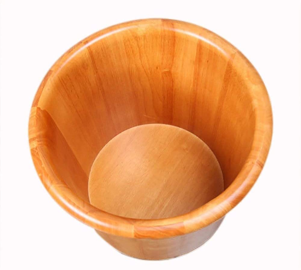 Pediluvio Vasca da bagno in legno Barili per pedicure Piede alto Barile da pub Pediluvio Secchio per piedi Vasca in legno Secchio per sauna in legno per dolori muscolari Affaticamento Piede in legno
