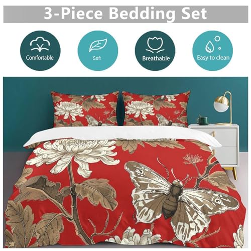 Parure de lit motif papillon au design élégant et finitions durables - 6