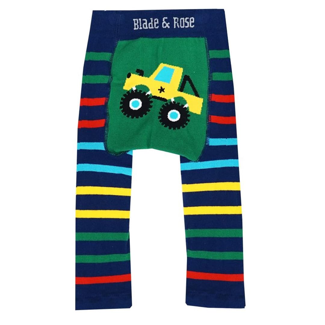 Blade & Rose | Monster Truck Leggings | Clothing for Babies & Toddlers | 1-2 Years