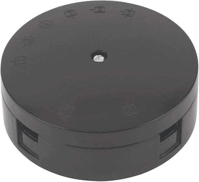 30A 3-Terminal Heavy Duty Junction Box Black