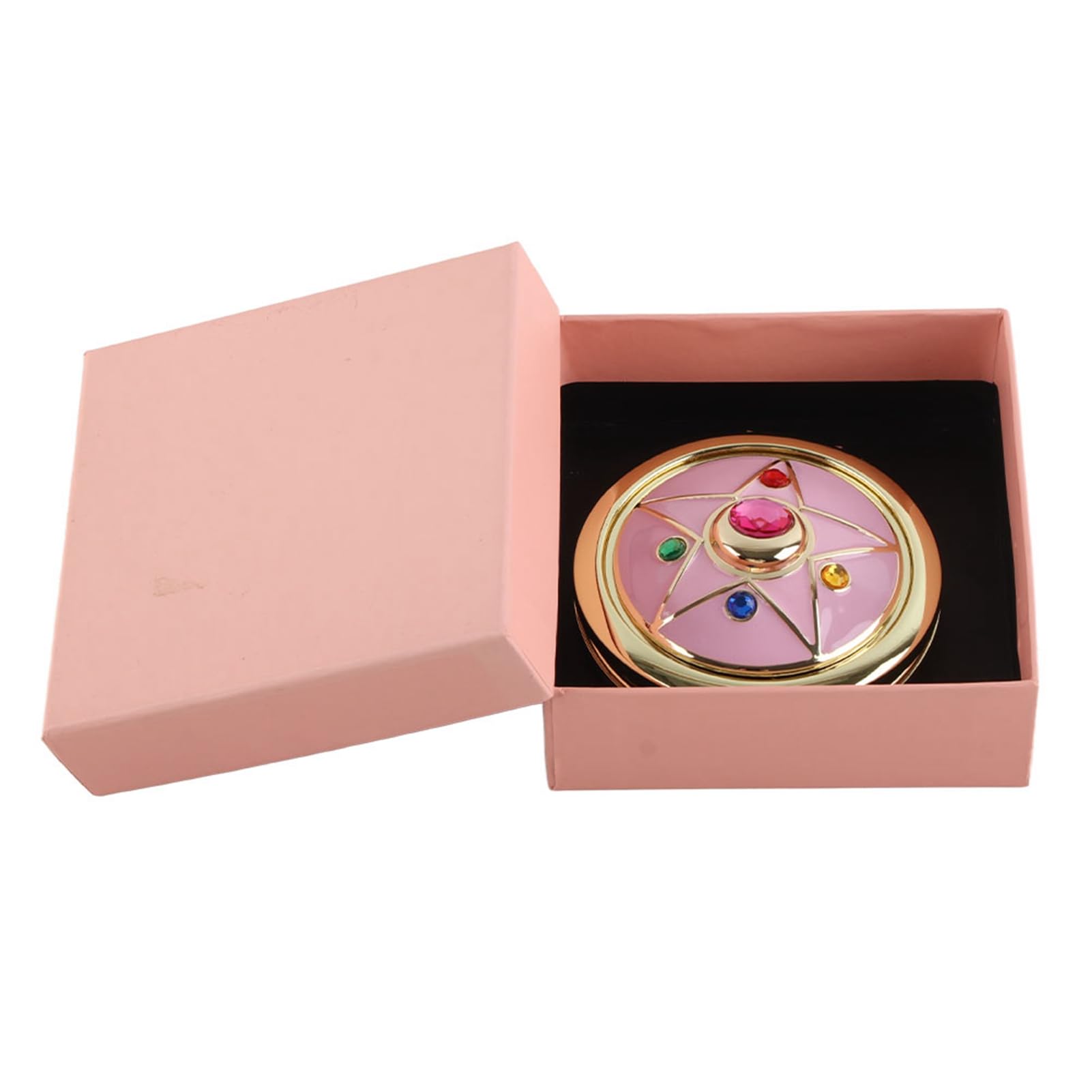 – TARSHYRY Star Anime Makeup Mirror, Compact Mirror, Folded Cosmetic Star Prop, Cosplay Prop for Beauty Lovers