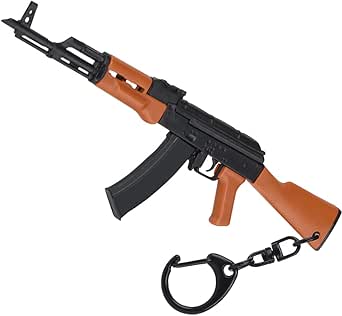 Zhongren 1911 Tattico Mini Gun Portachiavi 1:3 Metallo & Legno a forma di pistola Portachiavi con parti mobili Gun Modello Ciondolo Borsa Charm per Uomo Army Fan Regalo, argento, Taglia unica