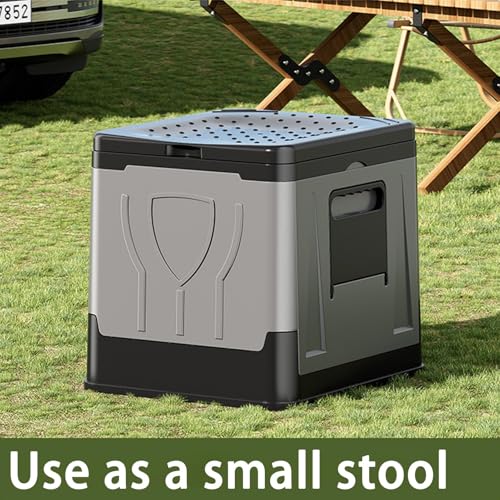 Chaise de toilette de camping avec siège compact et installation rapide - 8