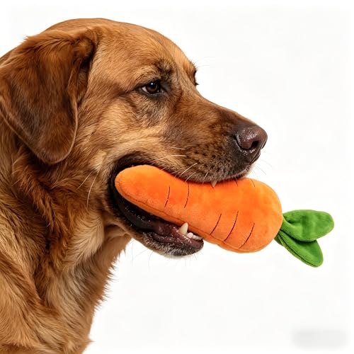 Juguete mordible para perro en forma de zanahoria miniatura 4