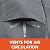 Modern Leisure Renaissance Ultralite Stand-Up Patio Heater Cover - Weather-Resistant Fabric - Heavy-Duty Outdoor Furniture Protection - 32" D (Top) x 18.5" D (Bottom) x 95" H - Gray