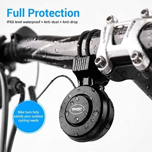 SCOOTISFACTION Electric Horn Bell Waterproof rechargeable with 4 sounds for Electric scooter Xiaomi M365 Pure Ninebot Kugoo or Bicycle