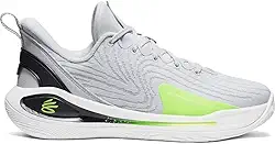 Curry 12 Anti Gravity - Escola para meninos (Cinza/Volt/Branco)