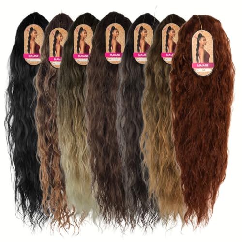 Rabo de Cavalo Cacheado Cabelo Bio Vegetal Modelo Maiane 70 cm Fibra Futura Ser Mulher Loose Wave 14