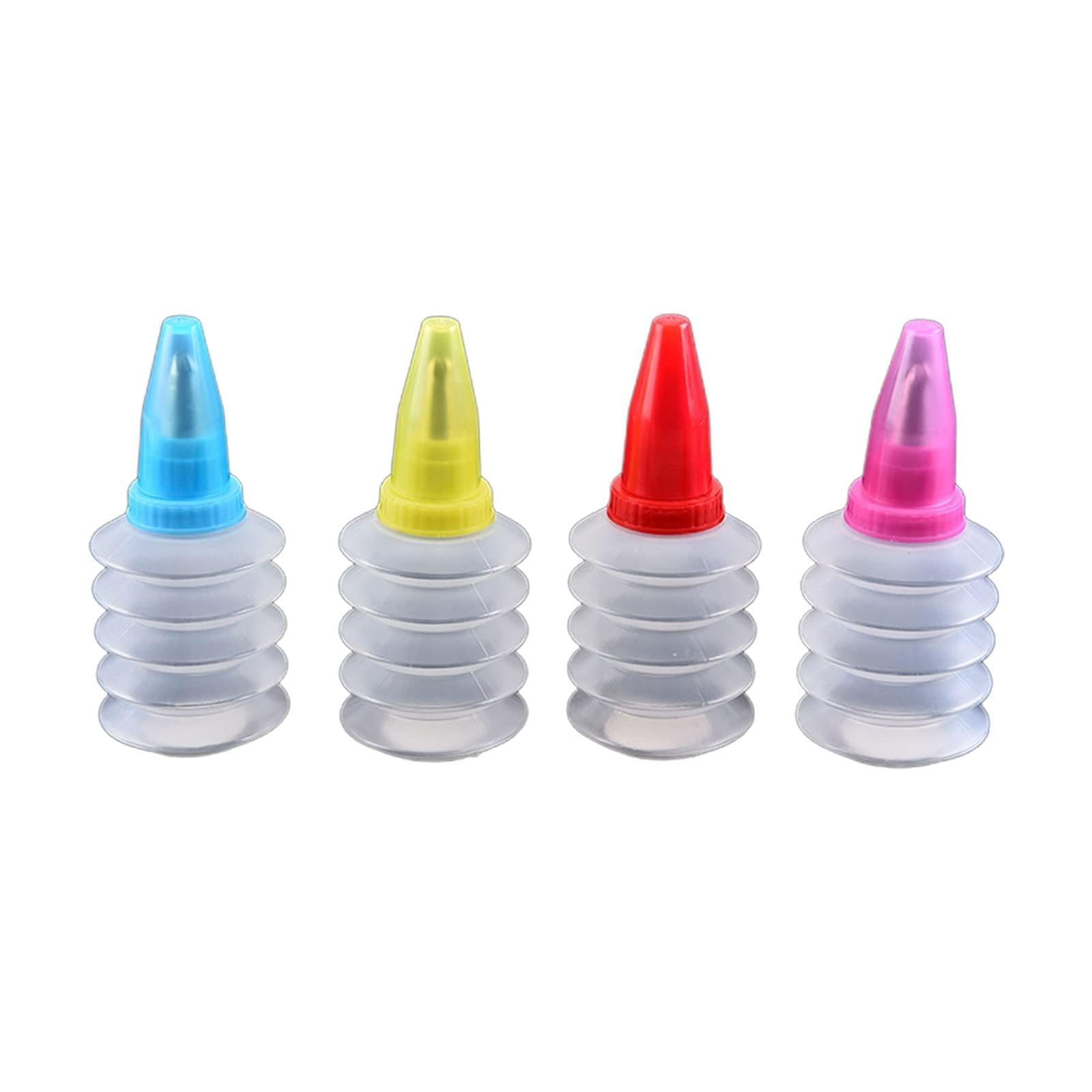 Zwwaazhf D Cookie Piping Bottles Ecorating Tips For Workshop An Pancake Art Cookie Squeeze Bottles With Nozzles Bakery Supplies Cake Ecorating Squeeze With Tips