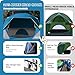LOYEAHCAMP Tents 4 Person Camping Tent, Easy Setup Waterproof Family Tents for Camping, Portable Dome Tent for Outdoor Camping with Rainfly, Carry Bag Deepblue