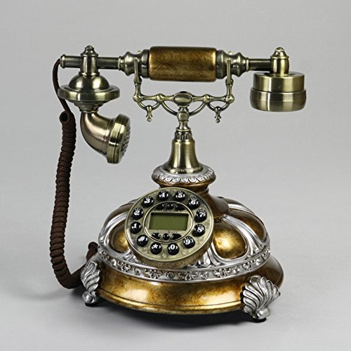 Téléphone antique blanc pour sublimer la décoration de votre salon