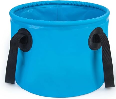 Amazon 折畳式バケツ 折りたたみ式ウォーターバケツ 折りたたみ式バケツ 折りたたみ式バケツ キャンプ フィッシュバケツ 11l ポータブル 軽量 ペール キャンプ ハイキング 釣り ボート ガーデニング用 果物の洗浄に適している 色 青 Size x26cm バケツ