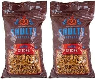 2 pack of Shultz Pretzels Salty Stix 3lb Bag