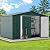DWVO 6x8ft Large Outdoor Storage Shed, Heavy Duty Metal Tool Sheds with Lockable Door & Air Vent for Backyard Patio Lawn to Store Bikes, Tools, Lawnmowers, Green