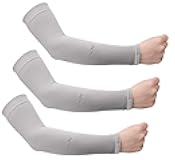 Bacophy 3/6 Pairs UV Protection Cooling Arm Sleeves Women Men, UPF 50 Arm Cover