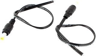 New Lon0167 2Pcs 2.1 x 5.5 mm Male Socket DC Power Cable 28cm for CCTV Security Camera(2Pcs 2,1 x 5,5 mm Stecker DC-Stromkabel 28 cm fÃ¼r CCTV-Ãœberwachungskamera