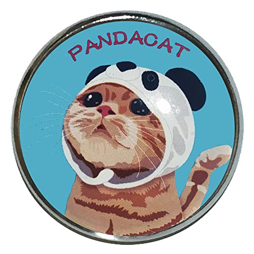 猫 ピンバッジ 猫ピンバッチ パンダ かぶり猫 BL ピンバッチ 猫 ブローチ 猫 ピン