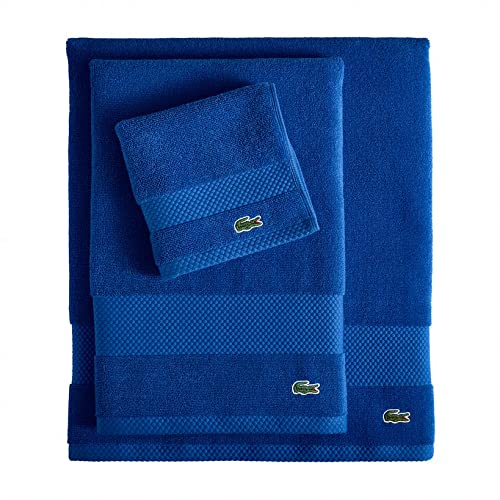 Lacoste Heritage Supima Cotton Bath Towel, Surf Blue, 30" X 54" #TOP1