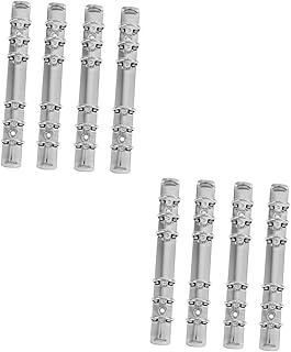 VILLCASE 8 Peças Anel De Encadernação De Folhas Soltas Pentes De Espinhos De Ligação 6 Furos De Anel Anéis De Metal Planejador De Espinhos De Encadernação Anéis A5 Anel Redondo