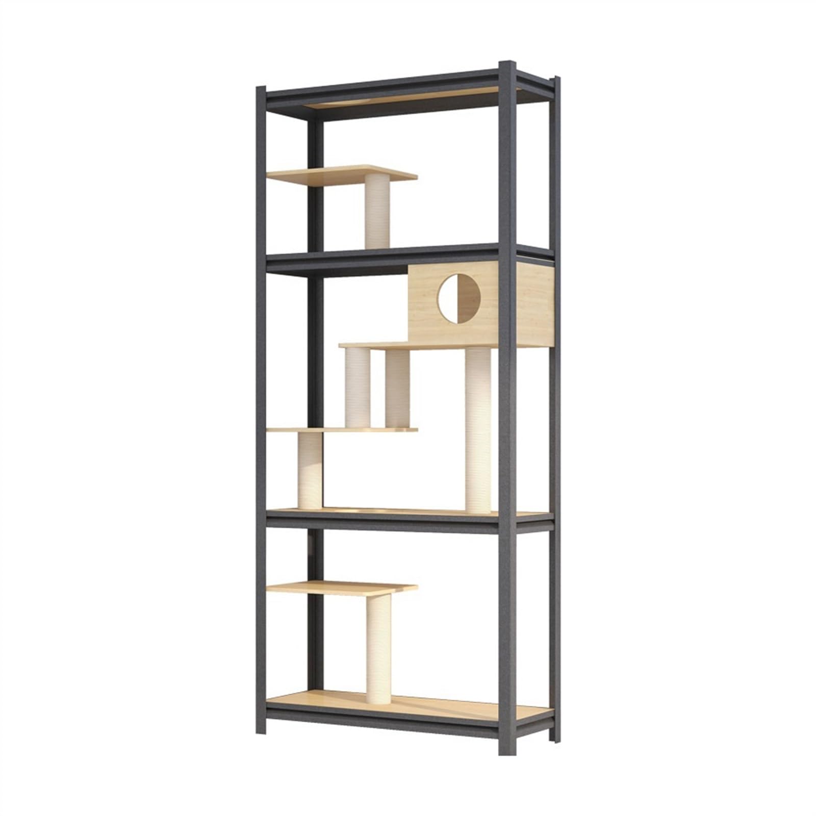 Gabbia per gatti Rastrelliera for gatti con struttura in acciaio Struttura da arrampicata for Grande parete in legno for Tiragraffi for for multistrato e nido for in uno