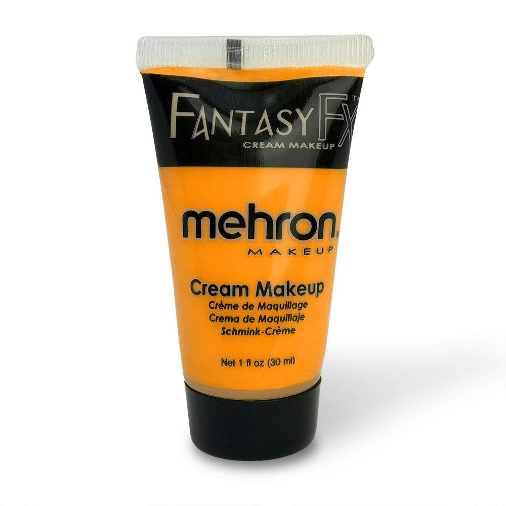 Mehron Makeup Fantasy F/X Water Based Face & Body Paint (1 oz) (Glow Orange)