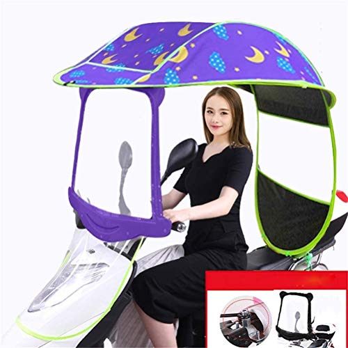Cubierta para Motocicleta, Cubierta Universal para Lluvia para Parasol eléctrico para Bicicleta, Paraguas para motoneta, sombrilla de Movilidad, Cubierta Impermeable para Paraguas,