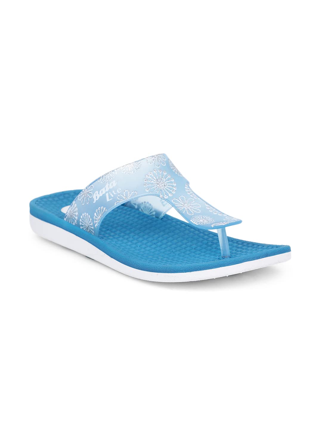 BATA Womens New Jasmine Blue Flip-Flop Slipper - 6 Uk (B09W5ZFRV3) Amazon Price History, Amazon Price Tracker