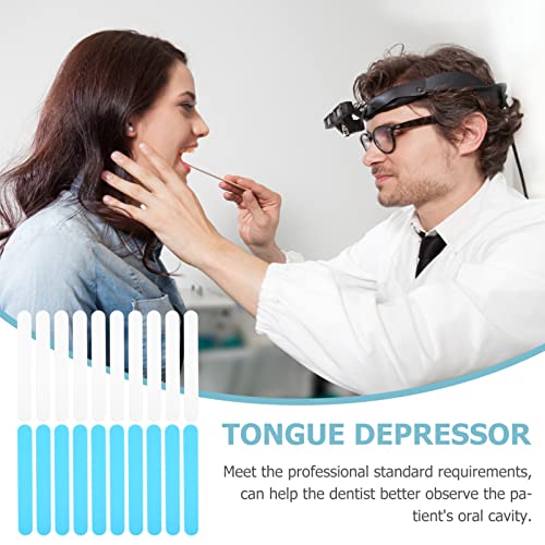 ULTECHNOVO 20 Pcs Clínica Linguagem Depressores Úteis Depressor de Linguagem Pp Depressor