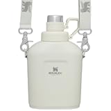 Legendary Classic Canteen 1.1 qt | Leakproof Drink Container with Strap | Stainless Steel Water Bottle with Lid | Camping, Hiking, Travel | BPA-Free