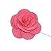 Argositment Wedding Camellia Boutonniere for Men's Suit Handmade Lapel Pin Flower (Pkg of 12 Color)