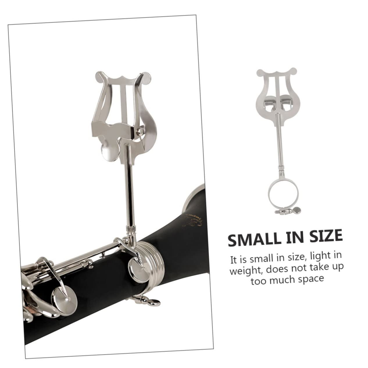 Leggio Portatile Per Spartiti - Supporto Regolabile Per Clarinetto E Strumenti Musicali - Foto 5