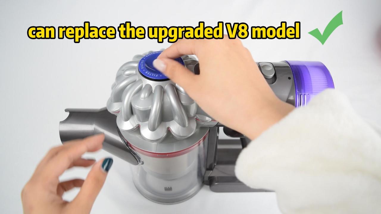 Image of 4 Pack Vacuum Filter Replacement for Dyson V7, V8 Animal, V8 Absolute, SV10