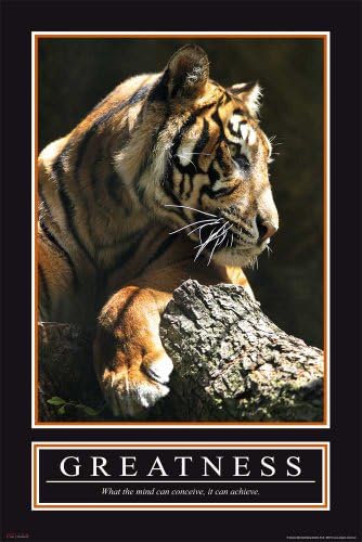Motivational 'Greatness' Poster with Additional Item by Empire Merchandising GmbH