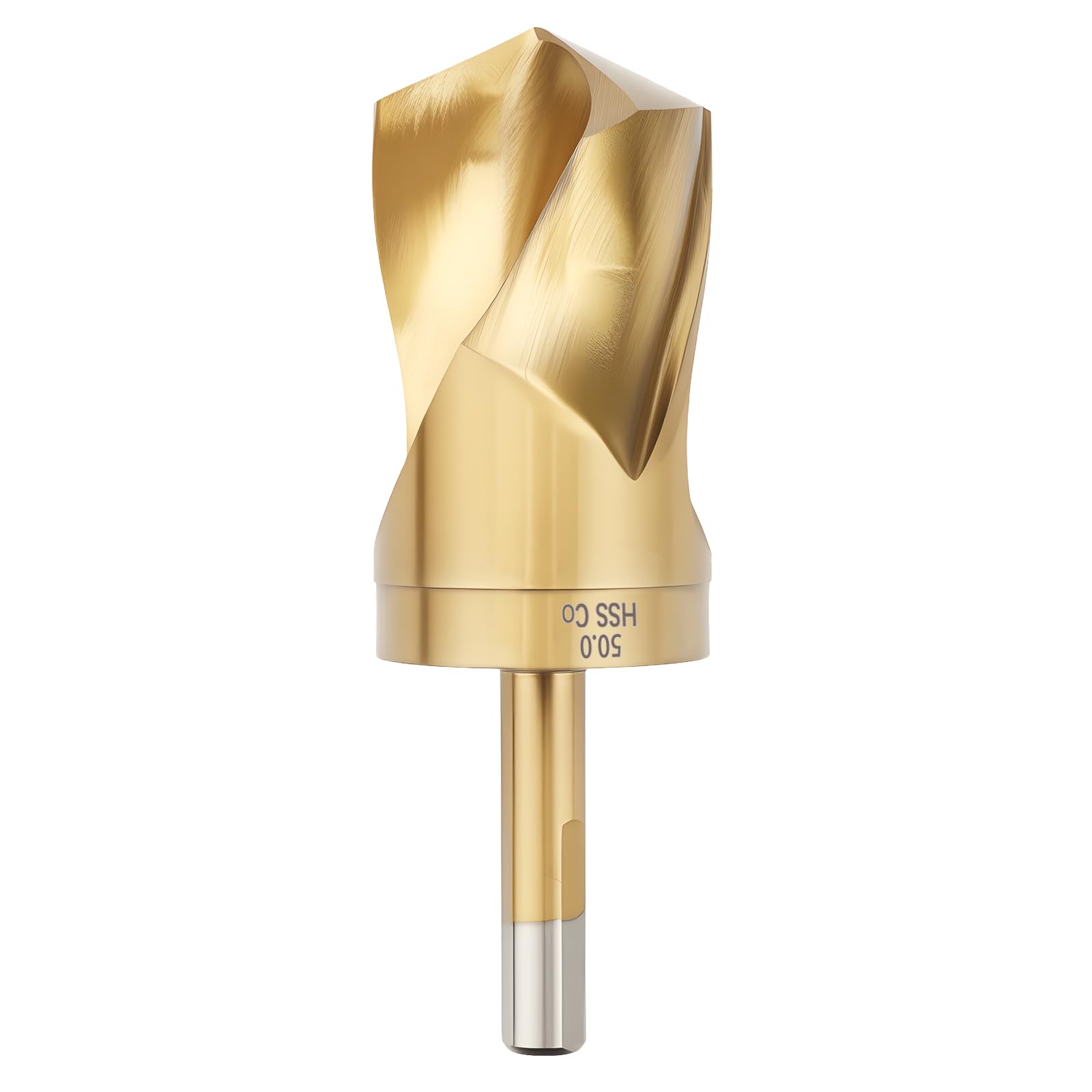 MOXPIFY 50mm Metal Drill Bit, M35 HSS 5% Cobalt Drill Bit for Hard Steel