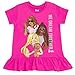 Barbie Toddler Girls Peplum T-Shirt and Twill Shorts Outfit Set Logo Hot Pink We Dream Together 5T