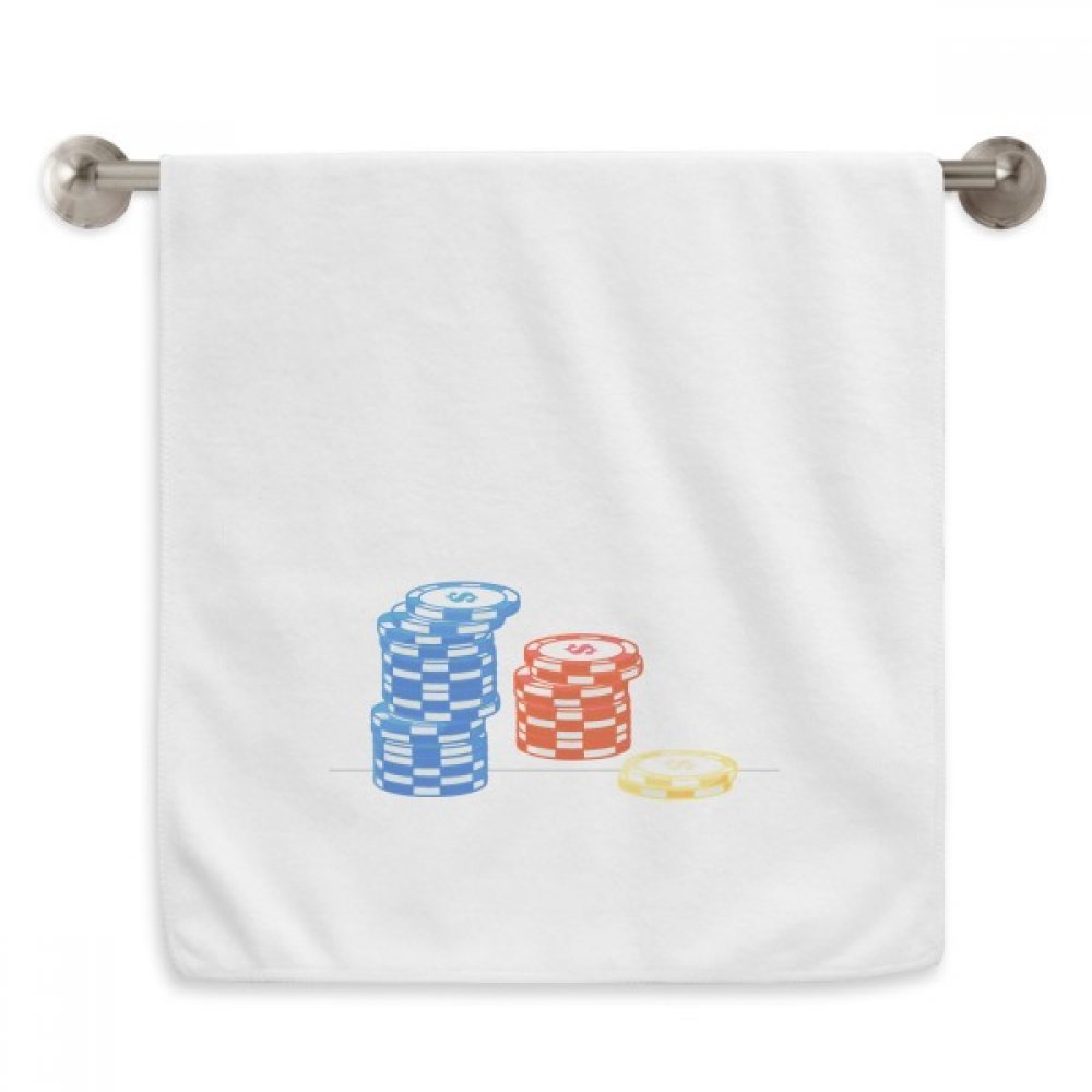 Serviettes moelleuses blanches à motif diadème de casino format 13x29 inch