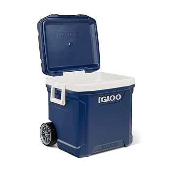 Amazon | IGLOO MaxCold 58リットル (62 US QT) ローラー クール