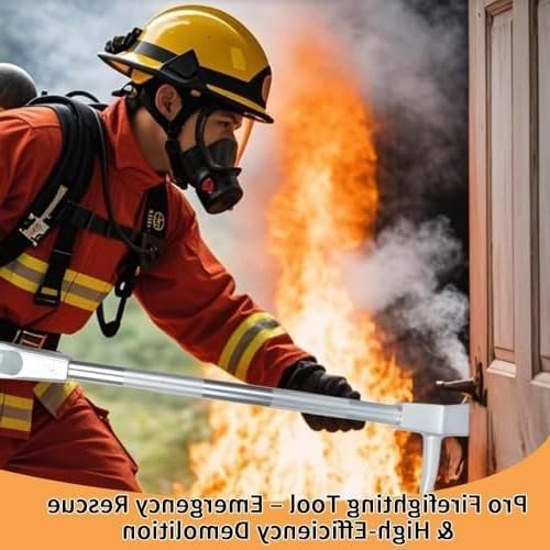 Narzędzie barowe, narzędzie ratunkowe ze stali kutej z głowicą siekiery 3 w 1, widelcem kolcowym i metalowym pazurem tnącym do prac rozbiórkowych