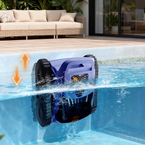 [2026 Release] Automatic Robotic Pool Vacuum for Inground & Above Ground Pools, Wall Climbing Pool Vacuum Cleaner, Cleans Floor, Walls, Waterline, Drain & Skimmer up to 2150 Sq. Ft., 190 Min by Lodoba - Image 2