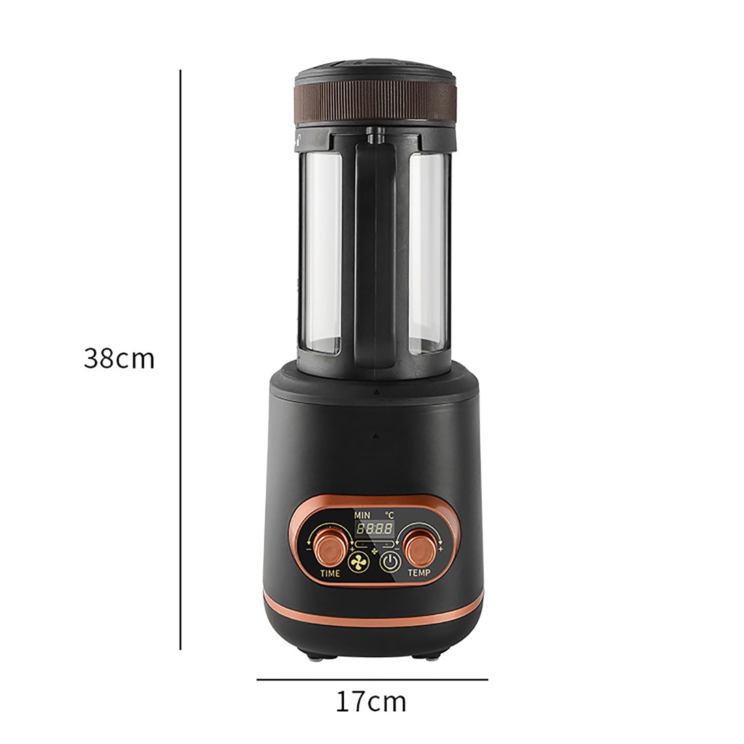 Tostatrice Professionale Per Chicchi Di Caffè, Tostatrice Per Caffè Ad Aria Calda, Con Blocco Di Sicurezza, Temperatura Regolabile 150-240 ℃, Chicchi Di Caffè Tostato Da 100-400 G, Per Bar, Negozi