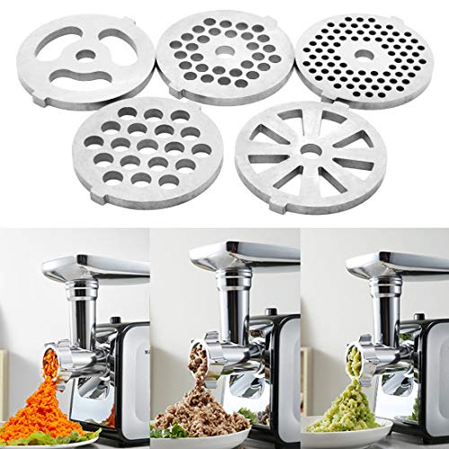 Together-life 7 Piece Stainless Steel Meat Grinder Plates & Blades for Food Chopper & Meat Grinder - Thumbnail 5