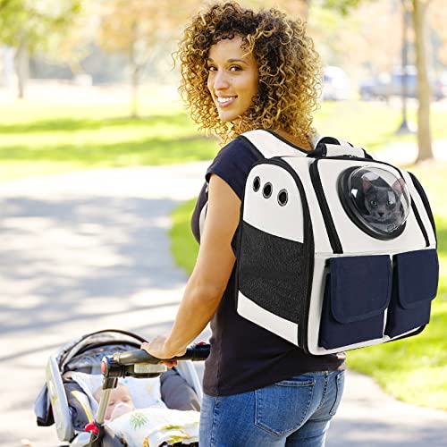 PETCUTE Zaino Pieghevole per Cani e Gatti,Capsula