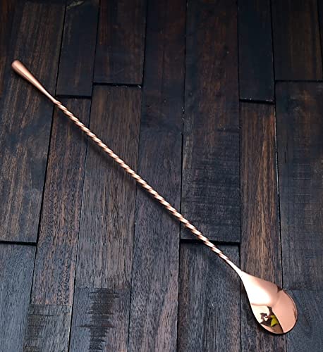 Vintage Inox Bar Spoon, S, Made in Japan, Bar, Cocktail, Alcohol, Stainless Steel, Aging Treatment, Unbreakable, Dishwasher Safe